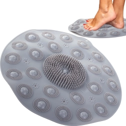 Csúszásmentes zuhanyszőnyeg masszázssörtékkel