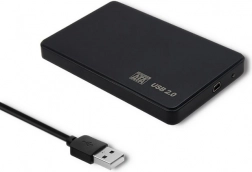 Külső merevlemez ház 2.5'' SATA3 USB 2.0 fekete