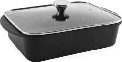 Gránit tepsi fedővel GRANDE 4,4 l, 35 × 22,5 cm