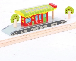 Bigjigs Rail vidéki vasútállomás