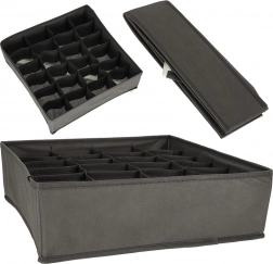 Textil fiókrendező fehérneműhöz, zoknikhoz és kiegészítőkhöz – 24 rekesz