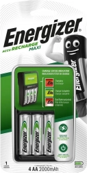 ENERGIZER Maxi töltő AA 2000 mAh akkumulátorokkal (4 db)