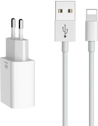 Duál USB töltő lightning kábellel 1 m MCDODO (EU) – fehér