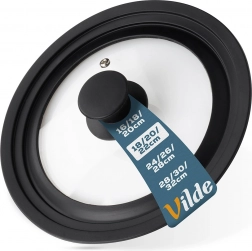 Univerzális üveg szilikon fedő 18/20/22 cm Vilde