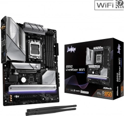 B850 LiveMixer WiFi alaplap (AM5, ATX, DDR5, USB 3.2)