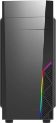 PC ház T8 ATX Mid Tower 120 mm-es ventilátorral és RGB-vel
