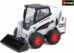 Bburago Bobcat S590 rakodógép billenő kanállal, 10 cm