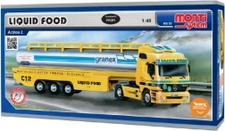 MONTI SYSTEM MERCEDES‑BENZ Actros Liquid Food tartálykamion építőkészlet 1:48