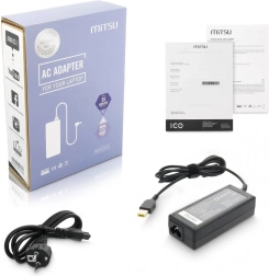 Töltő/töltő 20V 3,25A (téglalap alakú 11,0x4,5 tű – Yoga) - Lenovo 65W