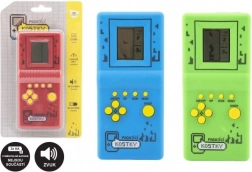 Elektronikus játék Esett kockák fejtörő műanyag 7x14,5 cm 3 színnel hanggal elemekkel