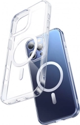 Mágneses tok iPhone 16 Pro Max-hoz, McDodo, átlátszó