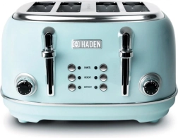Heritage türkiz, négynyílású rozsdamentes acél kenyérpirító