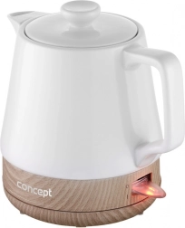 Kerámia vízforraló 1,0 l fehér