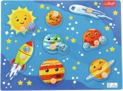 Fa betétes kirakó – Kozmosz, 8 darab