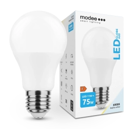 LED izzó A60 11 W E27 1055 lm hideg fehér – Modee Smart Lighting