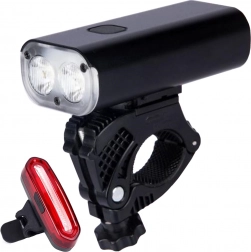 maltrack exonum 5000 2 az 1-ben kerékpárlámpa első + hátsó