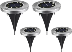 Zd50j kerti napelemes lámpa 8 LED 4 db