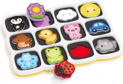 Quercetti Smart Puzzle Magnetico: Színek és Első Szavak