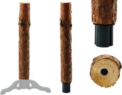 Fából készült karácsonyfaállvány négy lábon