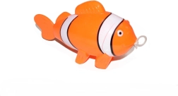 Felhúzható fürdőjáték hal, 15 cm