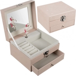 Zenélő ékszerdoboz lányoknak egyszarvúval