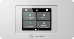 Hordozható 4G/LTE Wi‑Fi router GlocalMe Duoturbo Cloud SIM‑mel