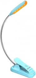 Vezeték nélküli Glocusent mini csiptetős lámpa USB-C kék