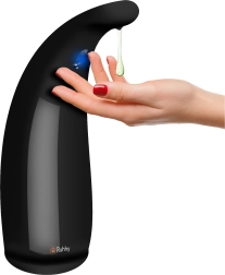 Ruhhy érintésmentes automata szappanadagoló – fekete
