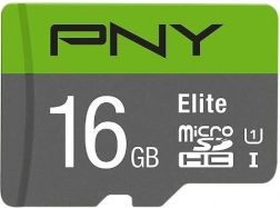 PNY Elite 16 GB microSDHC memóriakártya UHS‑I U1