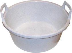Műanyag dézsa 56 cm fogantyúkkal, gránit