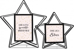 Sada 2 keret 10x10 és 10x15 Stella fekete