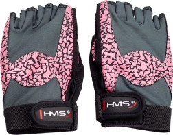 Női fitness kesztyű HMS RST03 rózsaszín – S