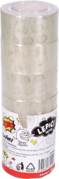 Átlátszó ragasztószalag 24 mm x 20 m, 6 db csomagolásban