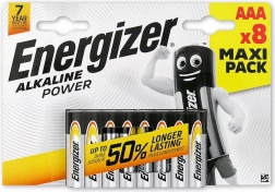 Energizer Alkaline Power AAA alkáli elem, bliszter, 8 db