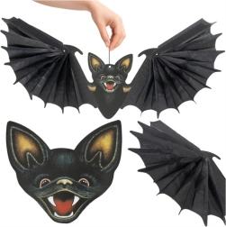 Függő halloween dekoráció: Ruhhy denevér 60 cm – 1 db