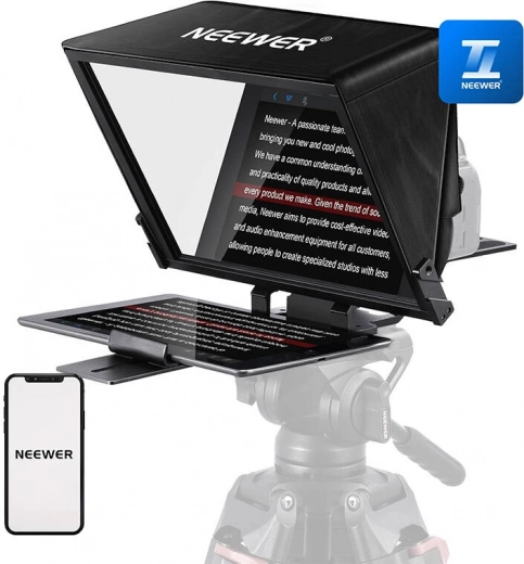 Neewer X14 Pro teleprompter 14" RT-110 távvezérlővel