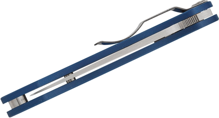 Tartós G10 markolat és négypozíciós klipsz