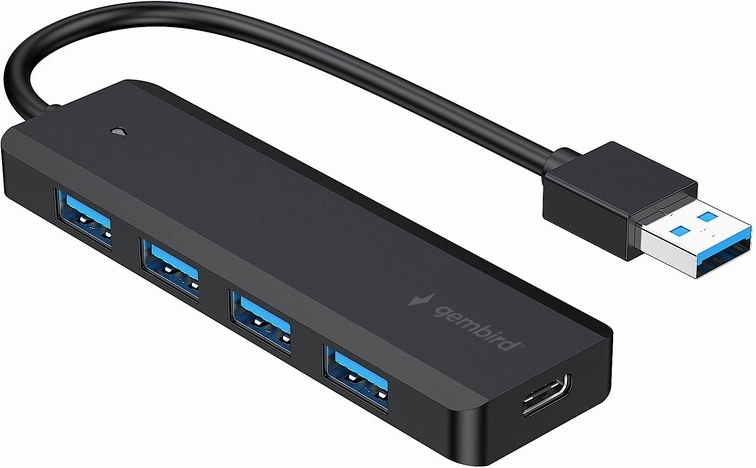 4 portos USB 3.1 elosztó külső USB‑C tápellátással
