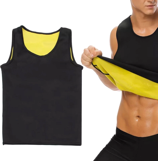 Férfi neoprén fitness póló fogyáshoz – L méret