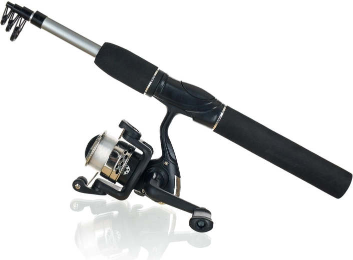 Teleszkópos horgászbot 180 cm orsóval és tartozékokkal