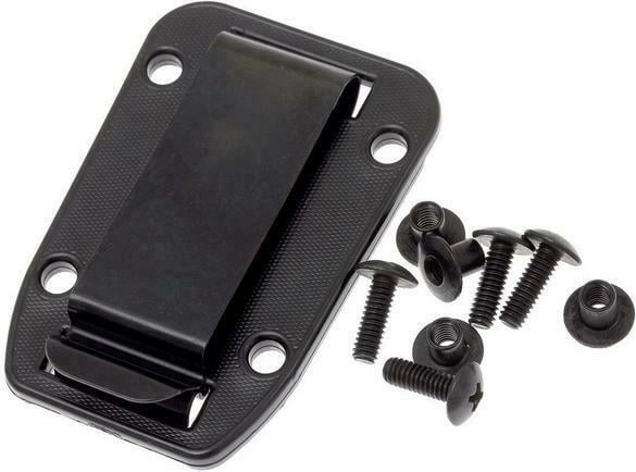 ESEE Candiru övcsat – fekete clip plate