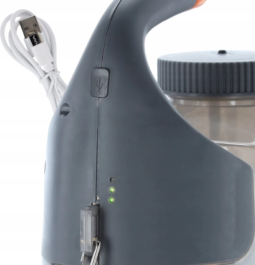 Kényelmes akkumulátoros működés USB-töltéssel