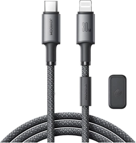 Joyroom USB‑C – Lightning kábel, 30 W, 1,2 m, szürke