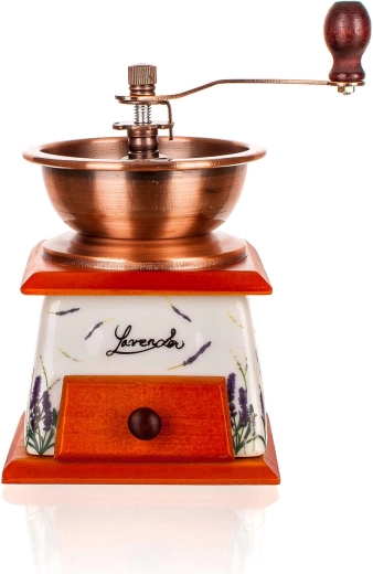 Stílusos LAVENDER motívum és tartós fém garat