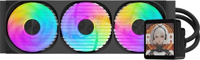 Nagy teljesítményű 360 mm-es AIO hűtés akár 320 W TDP-ig