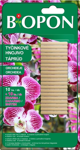 Bopon pálcikás tápanyag orchideákhoz 20 db