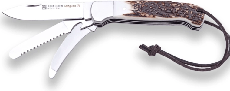 Multifunkciós vadászbicska Joker Canguro 4 funkció, agancs, 8,5 cm