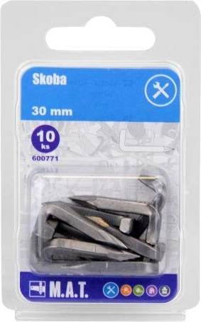 30 mm-es fényes kapocs (10 db)
