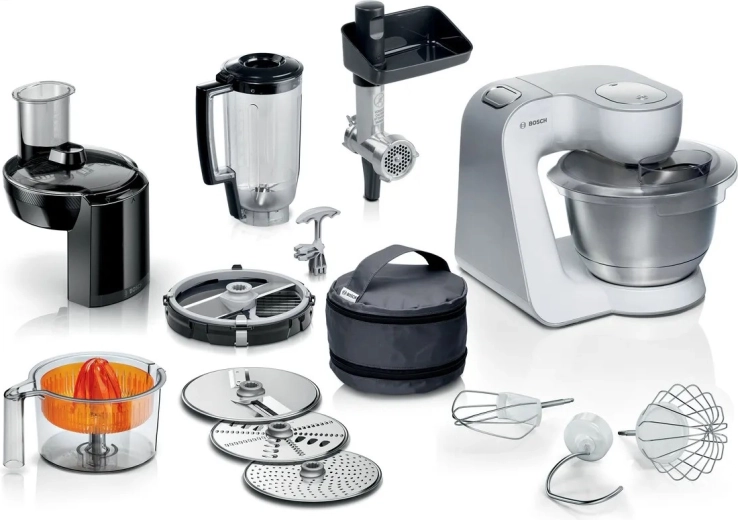 Bosch serie 4 mum5 konyhai robotgép 1000 w fehér/ezüst