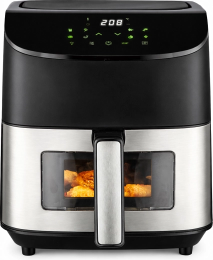 Forrólevegős fritőz (air fryer) 6 l, 1500 W, 8 program